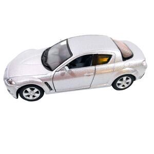 Kinsmart 1:36 Mazda RX-8 Rare Gray Diecast Model Car w/ Hinged Opening Doors